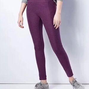Zina Spacedye Leggings BlackBerry XXS A474596 New